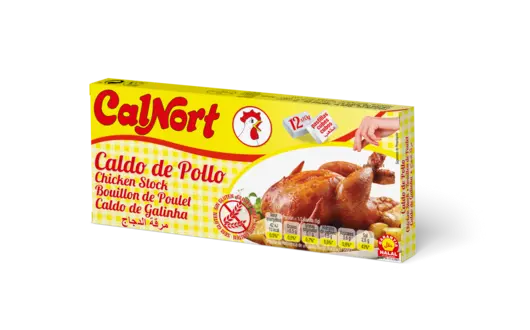CALDO DE POLLO CALNORT 12 PASTILLAS