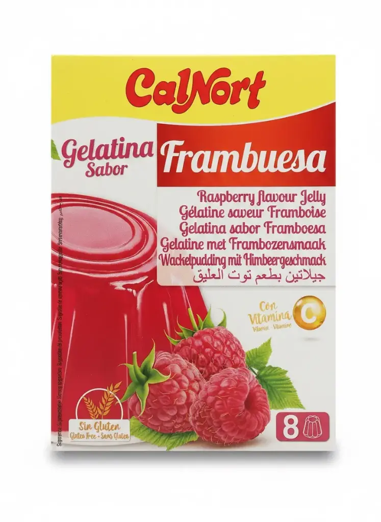 GELATINA DE FRAMBUESA CALNORT 2x85 GR
