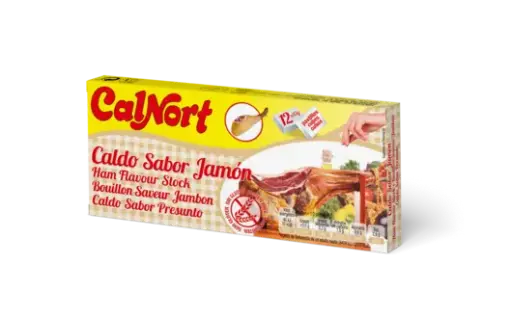 [131053] CALDO SABOR JAMÓN CALNORT 12 PASTILLAS