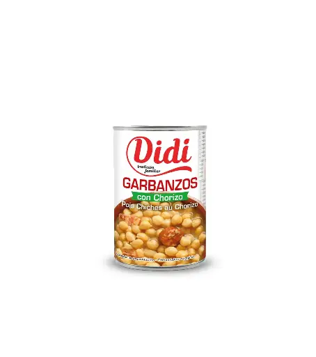[117086] GARBANZOS CON CHORIZO DIDI 415 GR
