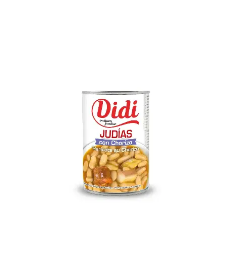 [117095] JUDIAS CON CHORIZO DIDI 415 GR.